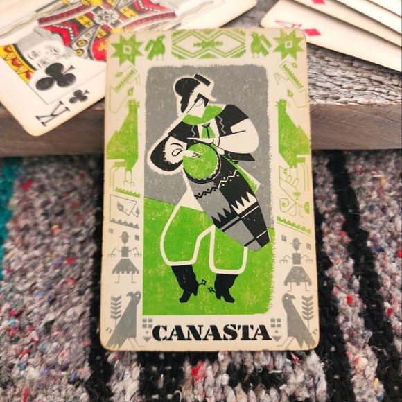 Vintage 1951 Canasta playing cards in original box - Picture 1 of 10